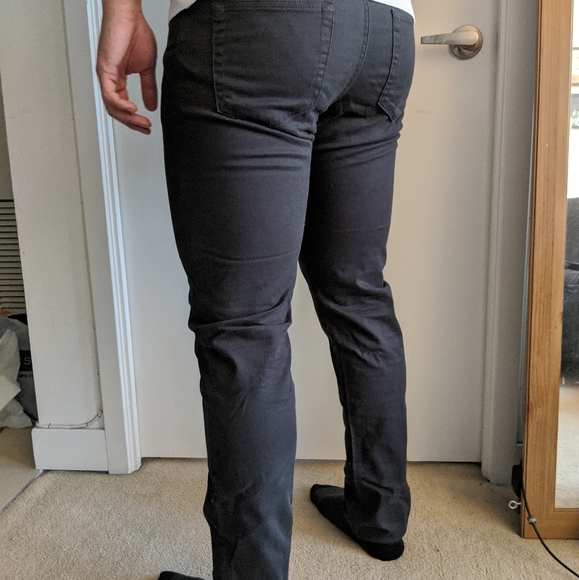 H&M Chino Slim Fit Pants, Dark Gray - Size 32/30 - Picture 3 of 8